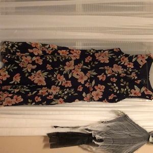 Floral mid calf dress